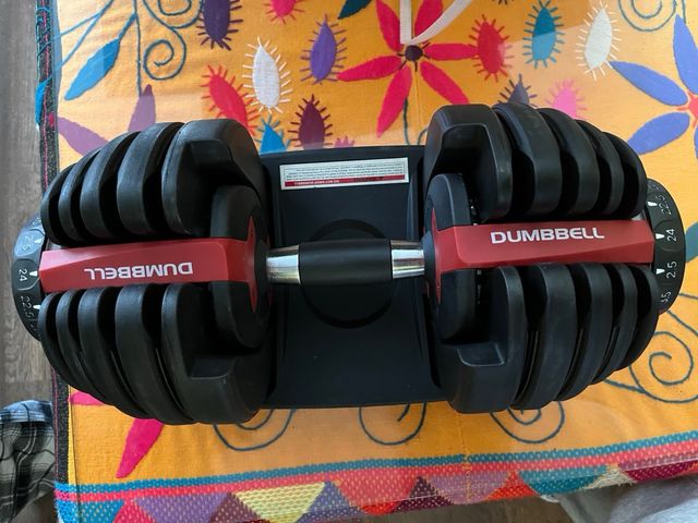 pesa dumbell ajustable 24 kg