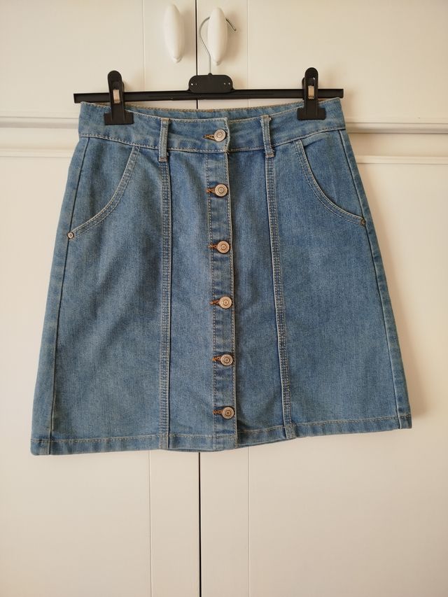Falda denim T-S
