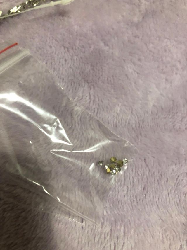 Bolso fiesta brillante plata