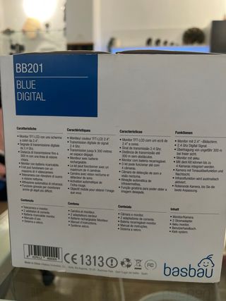 Cámara Bebé Basbau BB201 | Vigilabebés Digital