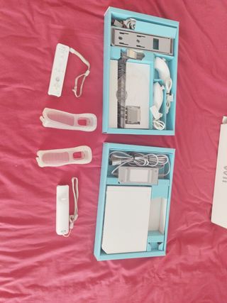 Wii blanca + 5 juegos