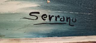 Cuadro al óleo firmado por Serrano