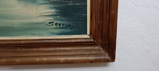 Cuadro al óleo firmado por Serrano