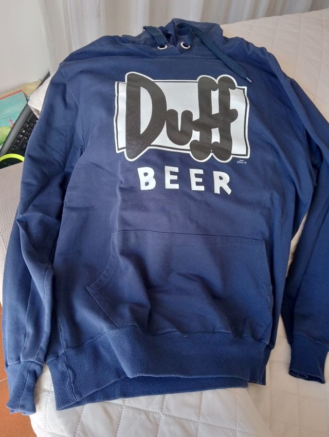 Felpa da ragazzo con cappuccio colore blu 
