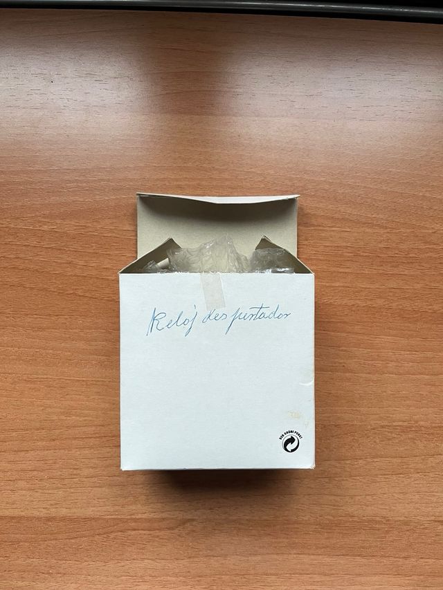 Reloj despertador de cuerda Wehrle antiguo vintage