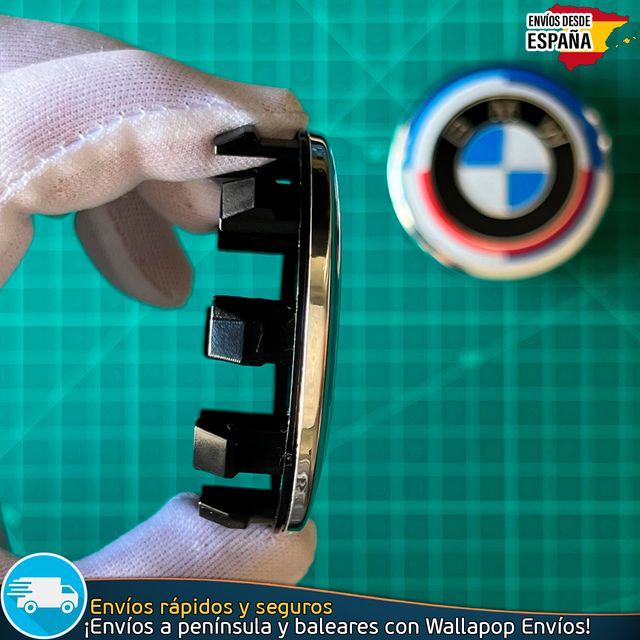 X2 Tapas llantas 56mm Moto BMW 50 Aniversario