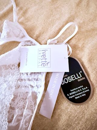 Camisón y liga para novia 