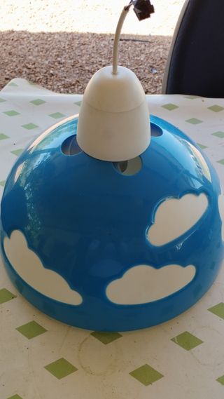 Lampara infantil Ikea nubes