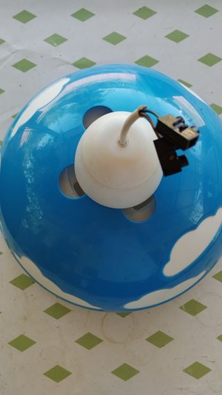 Lampara infantil Ikea nubes