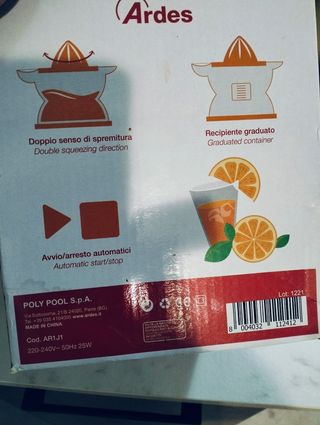 Ardes Spremiagrumi 0.5L - Citrus Juicer