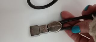 Collar Uno de 50 - Piel y Cremallera