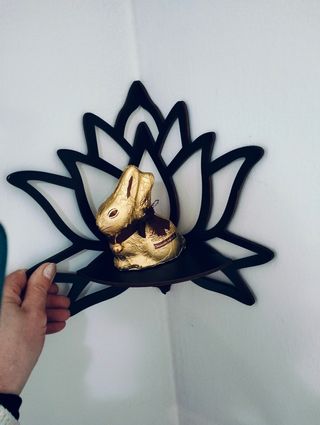 Mensola a muro fiore loto