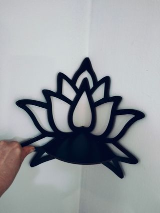 Mensola a muro fiore loto