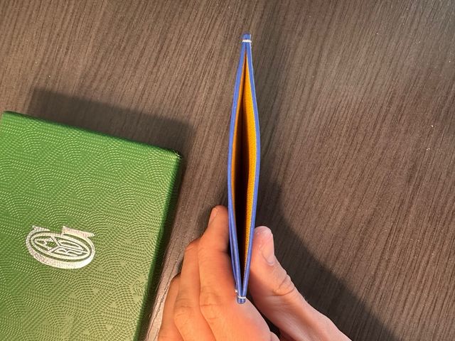 Tarjetero Goyard Azul Marino