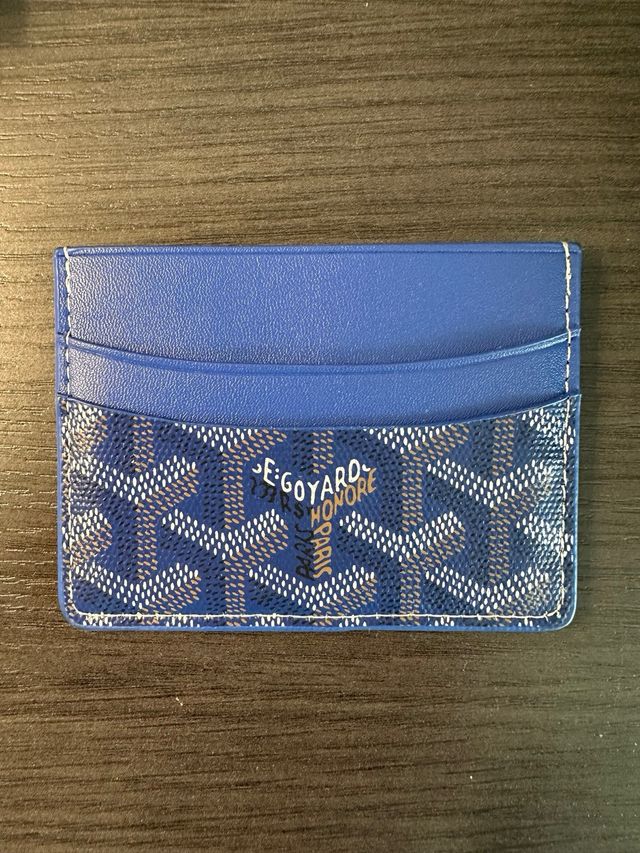 Tarjetero Goyard Azul Marino