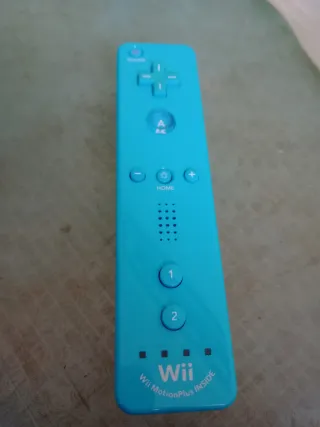 Mando azul wii mas fundas