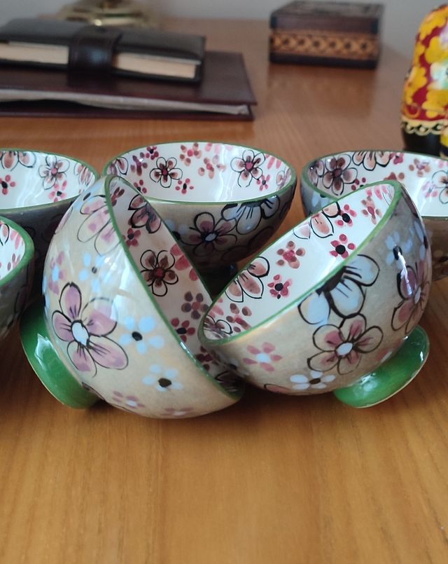 6 Ciotole Ceramiche Giapponesi