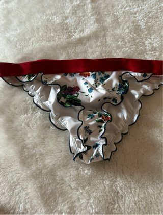 Bikini HM bianco e rosso tg 5