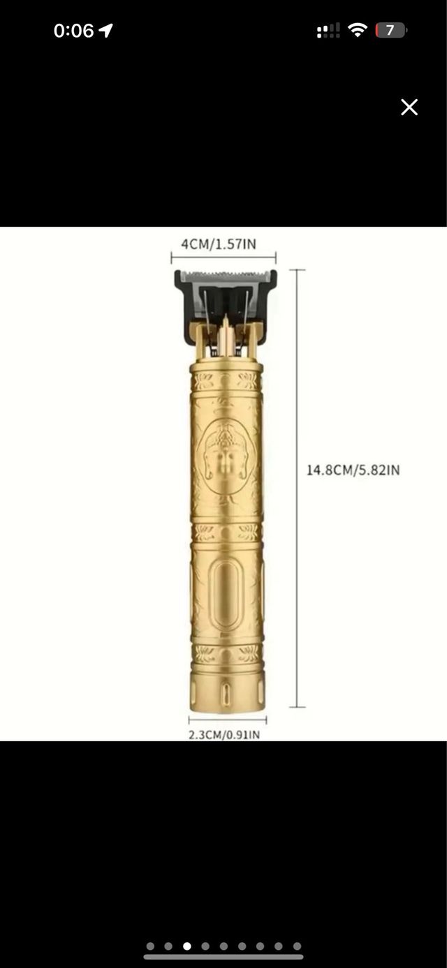 Maquinilla recorta barba