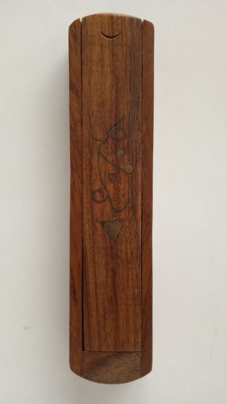 Estuche madera vintage