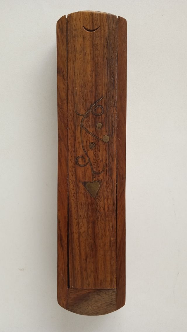 Estuche madera vintage