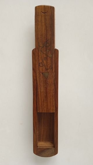 Estuche madera vintage