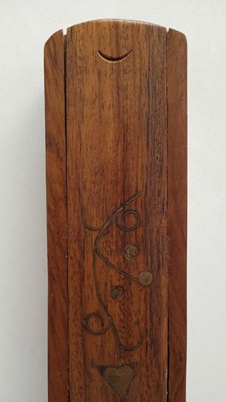 Estuche madera vintage