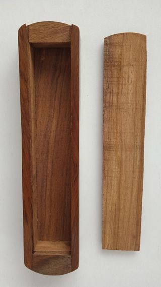 Estuche madera vintage