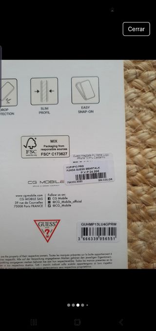 Funda iphone 13 pro guess.