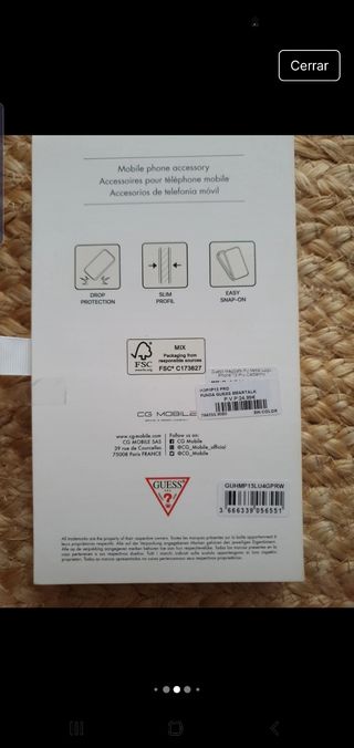 Funda iphone 13 pro guess.