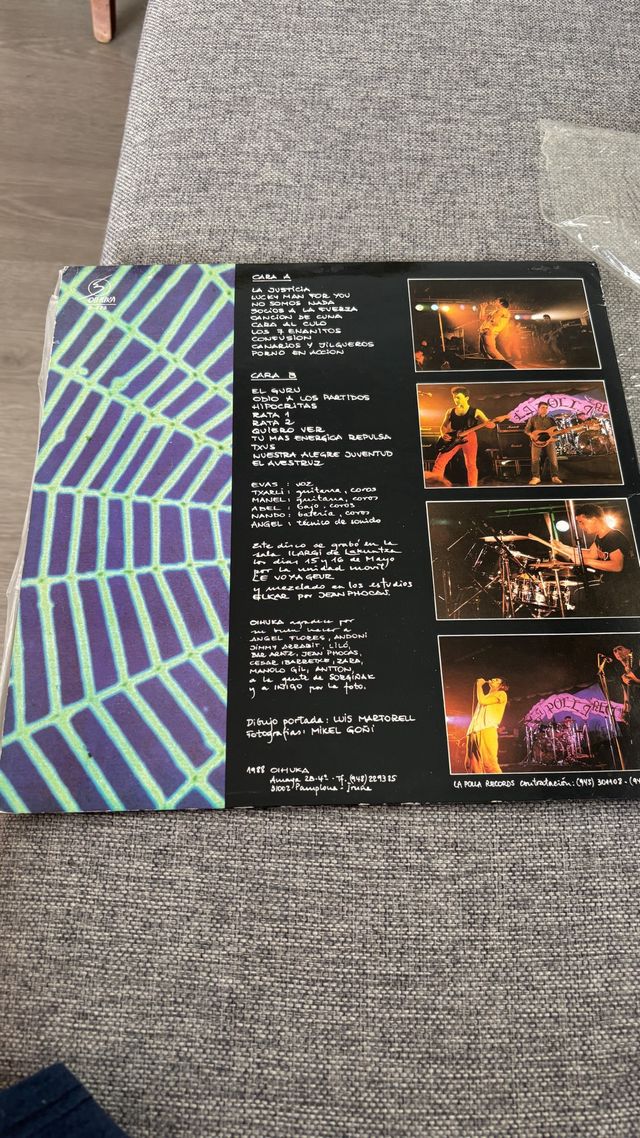 La polla records en directo vinilo disco LP