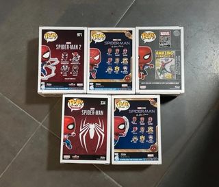 5 Funko Pops! Spider-Man