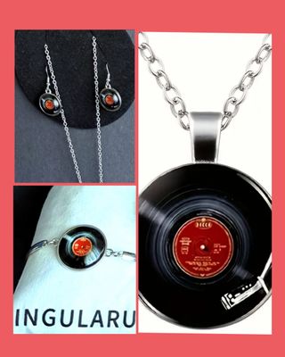 Juego Joyas Disco Vinilo