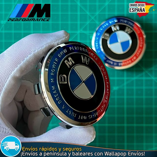 X2 Tapas Cubiertas Centrales llantas Moto BMW 56mm