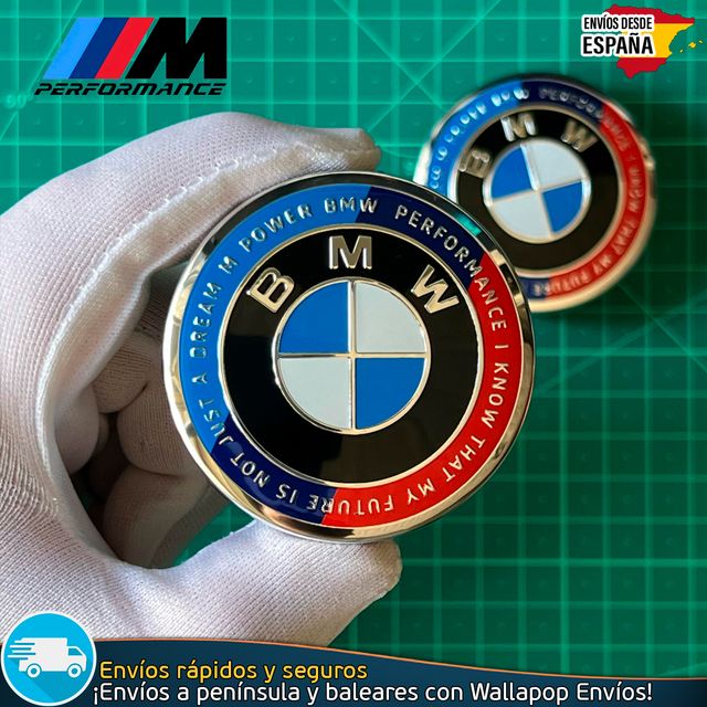 X2 Tapas Cubiertas Centrales llantas Moto BMW 56mm