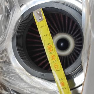 Filtro aria universale auto carbon look nuovo