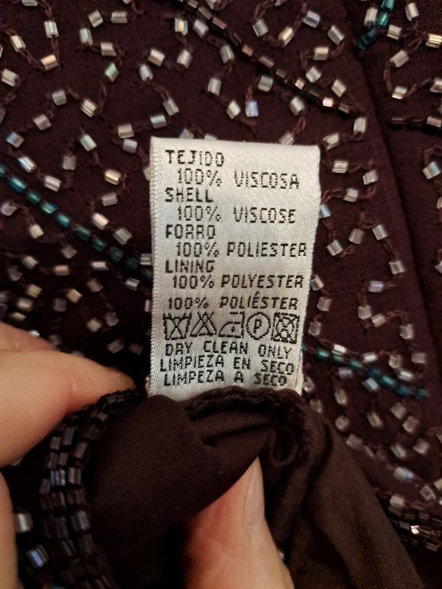 Blusa de mujer pedrería talla 44 un uso