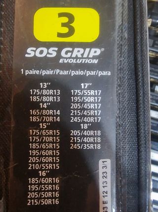 Cadenas de nieve textiles MICHELIN SOS GRIP 3