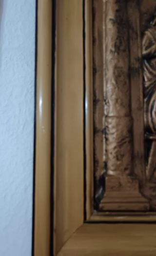 Cuadro Última Cena Jesús - Dorado