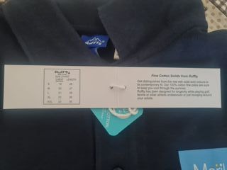 Polo blu 100% cotone