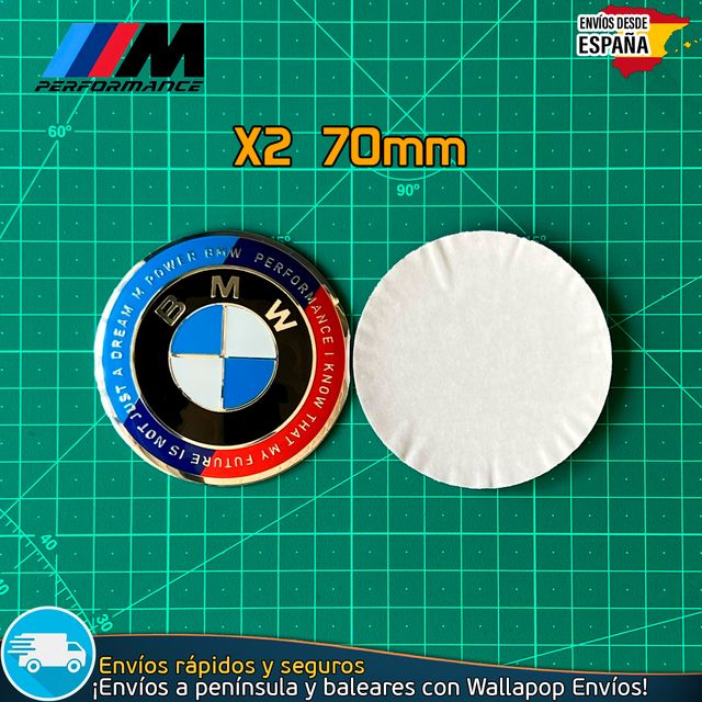 X2 Emblemas BMW 70mm Motos GS GT XR Carenado Baul