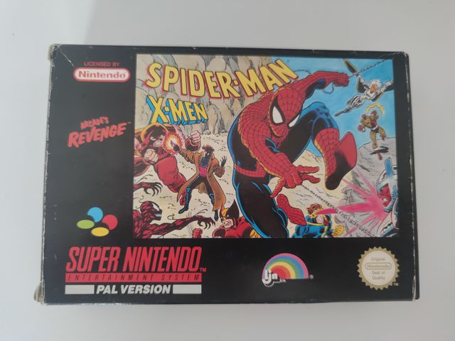 Spiderman Xmen Arcades Revenge Super Nintendo