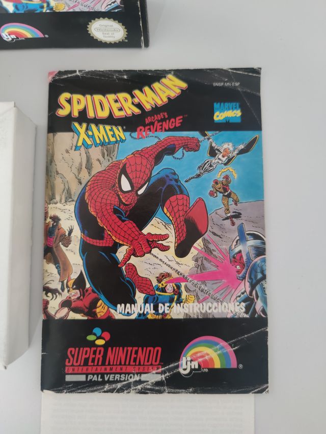 Spiderman Xmen Arcades Revenge Super Nintendo
