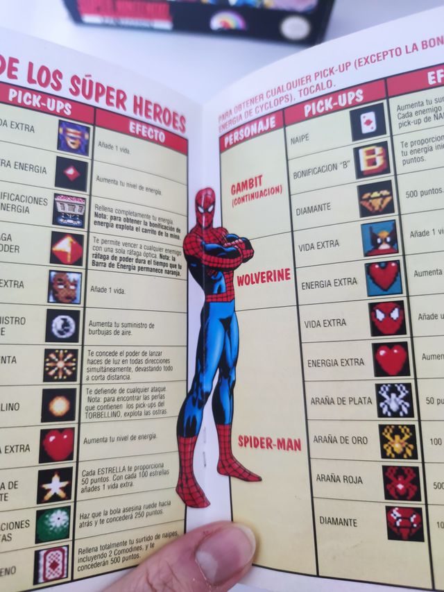 Spiderman Xmen Arcades Revenge Super Nintendo