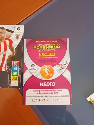 Cromos futbol Adrenalyn 10€ pac