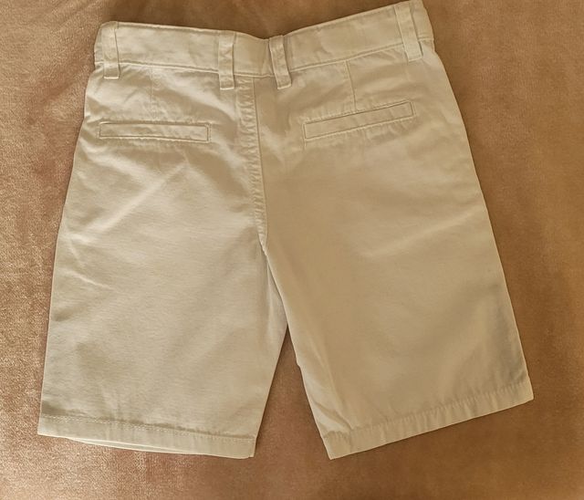Pantalón corto blanco 5 años