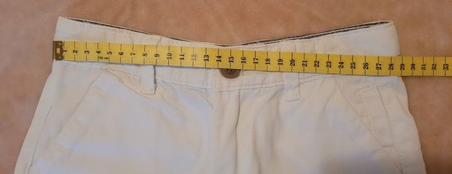 Pantalón corto blanco 5 años