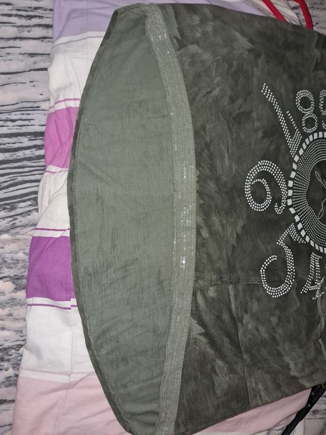 Maglia donna verde oliva