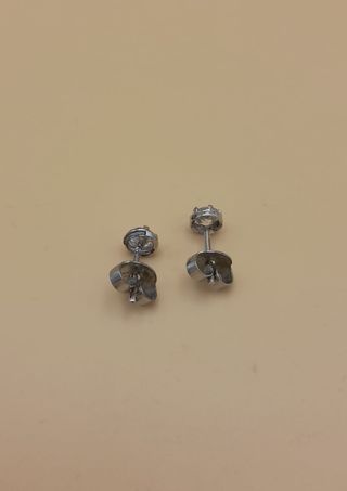 Pendientes oro 18kt con brillantes.