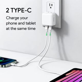 Pack Cargador  rapida Apple 35W 2 puertos USB-C